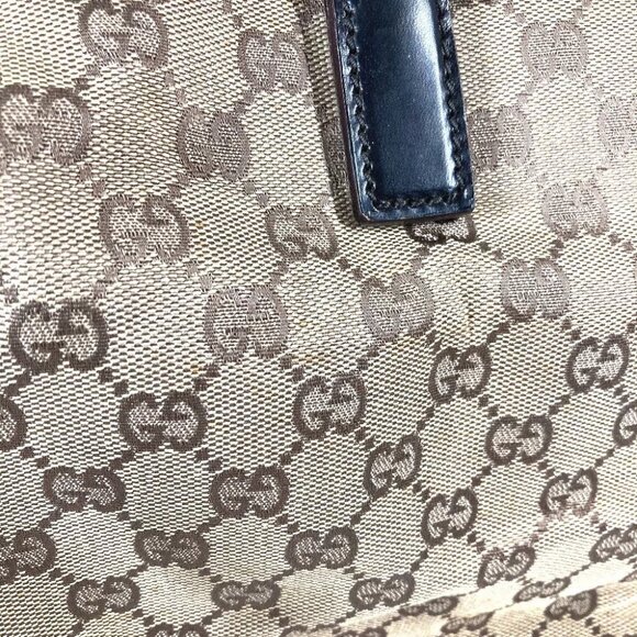 Auth GUCCI 012・0383・06 Shoulder Bag Bag GG Duffle Bag GGCanvas/Leather Beige... - Picture 10 of 16